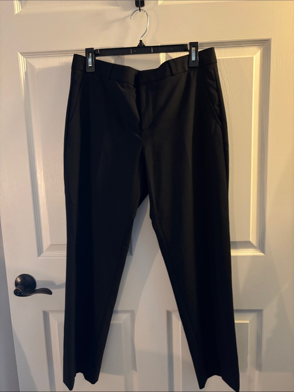 Banana Republic Black Straight-Leg Women's Dress Pants